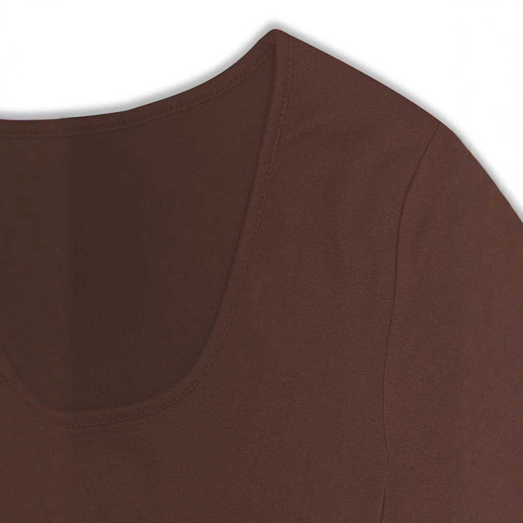 Sexy Low-cut Dress For Women With Waist-cinching And Slimming Effect, Anti-wardrobe Malfunction by DERILUJA LLC