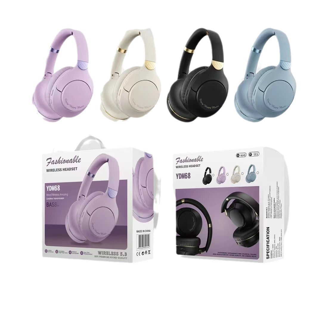 YDM68 new wireless Bluetooth headset with heavy bass gaming headset by eprolo