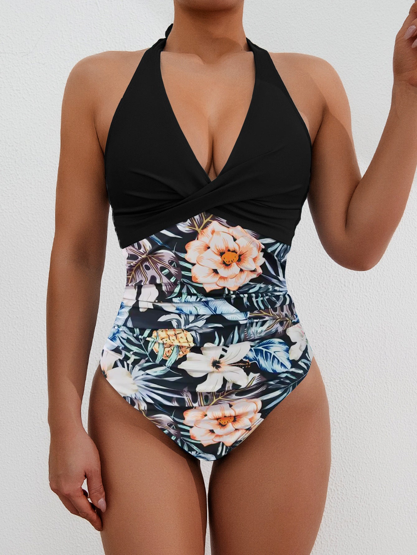 High-Waisted One-Piece Sexy Bikini Swimsuit for Women by eprolo