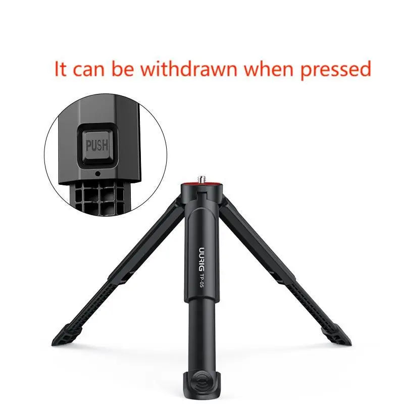 Introduction to Mobile Photography uurig TP-05 Mini Extended Tripod with Phone Clip Tripod by eprolo