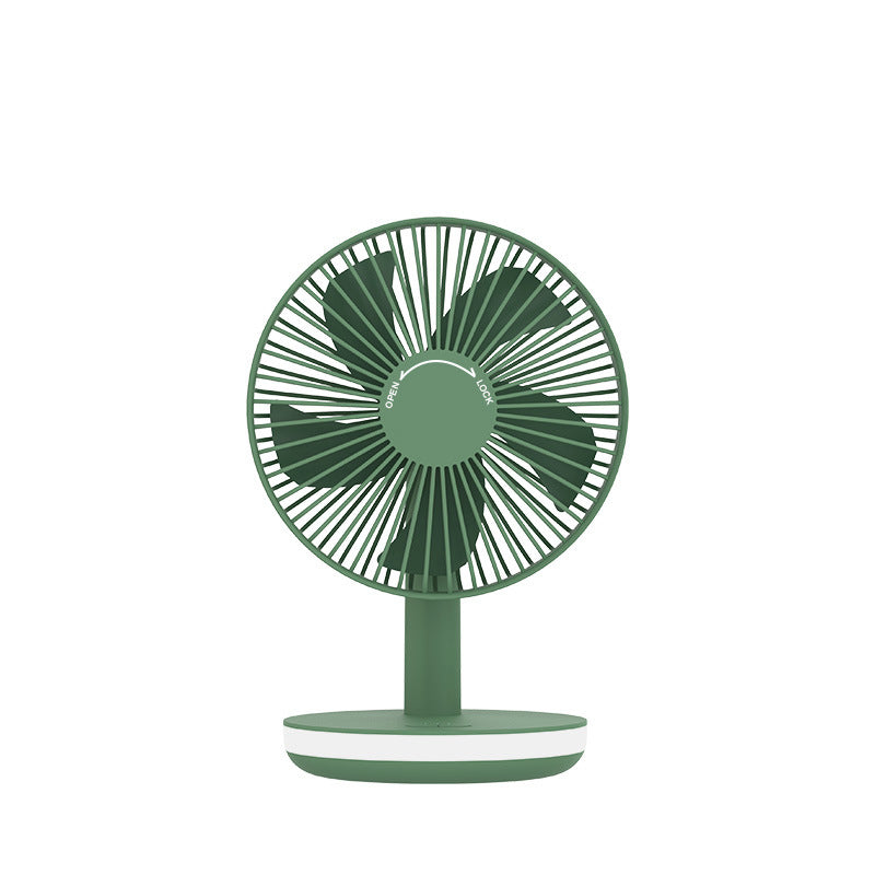 New USB Portable Multifunctional Desktop LED Night Light Mini Fan by eprolo