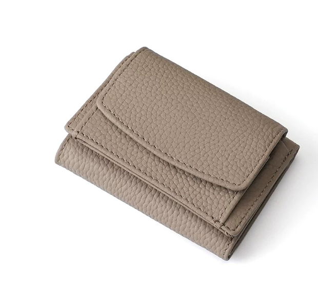 Genuine Leather Small Wallet RFID Coin Purse Money Clip by eprolo