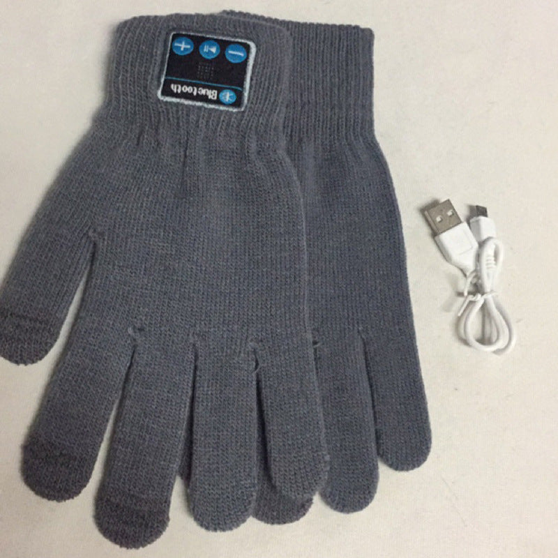 Winter Wireless Bluetooth Gloves Built-In Touch Screen Stereo Speakers Cycling Outdoor Gloves by eprolo