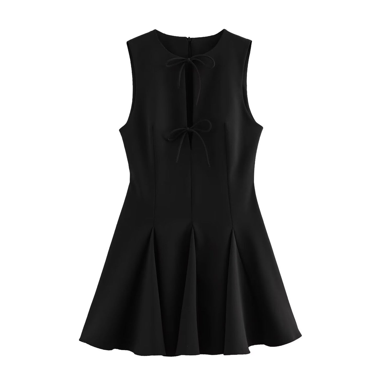 Wide bow decoration dress by eprolo