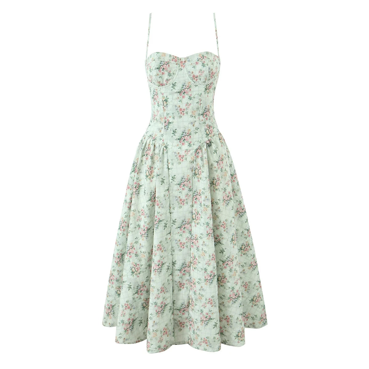 Dress Women Low Waist A-line Midi Holiday Summer Dresses Party Robe 2026 Vestido by DERILUJA LLC