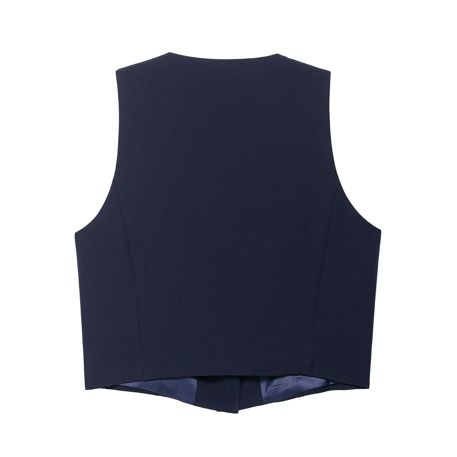 Fancy trimmed vest+shorts set