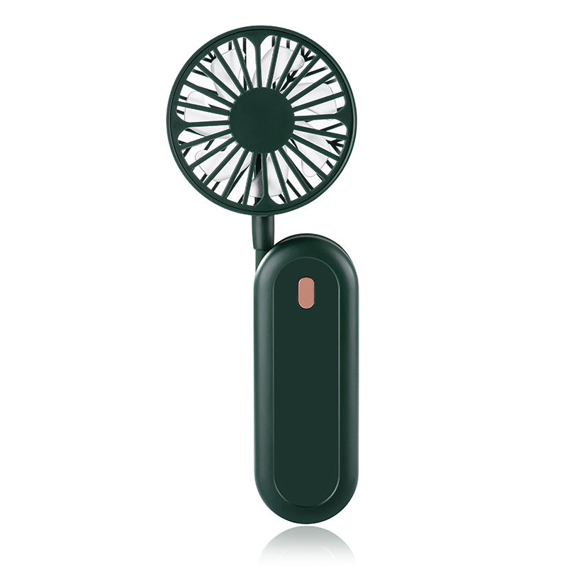 New Hanging Neck Fan Creative USB Small Fan Office Portable 360-Degree Foldable Outdoor Handheld Fan by eprolo