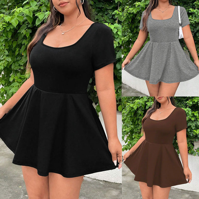 Sexy Low-cut Dress For Women With Waist-cinching And Slimming Effect, Anti-wardrobe Malfunction by DERILUJA LLC