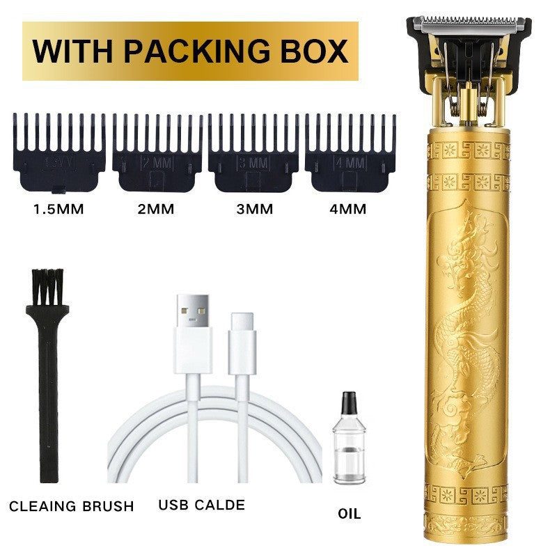Electric Hair Clipper for Barbershop Oil Hair Sculpting Electric Haircut Machine, Men's Haircutting Shaver, Bald Head Trimmer by eprolo