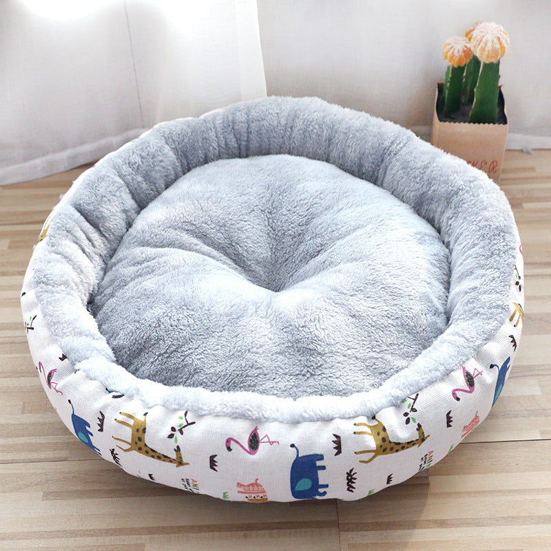 Dog And Cat Litter Padded With Round Cotton by My Store