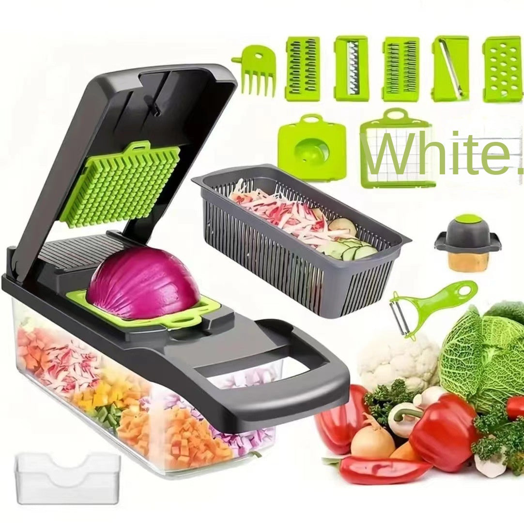 Multifunctional Vegetable Chopper Kitchen Dicer Grater Shredder Set Vegetable Cutter by eprolo