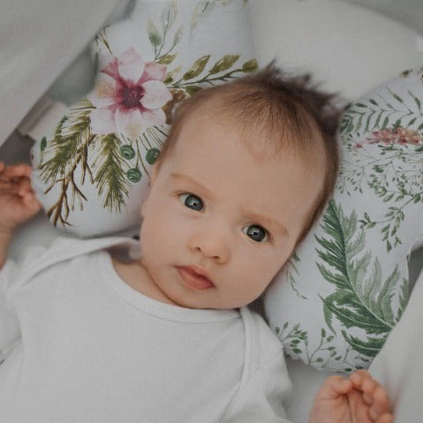 Multifunctional Baby stroller neck pillow butterfly shape strap connection baby out of shock pillow by eprolo