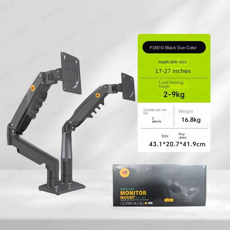 Dual-Screen Monitor Stand Adjustable Swivel Rotating Arm Display Computer Mount H180 by eprolo
