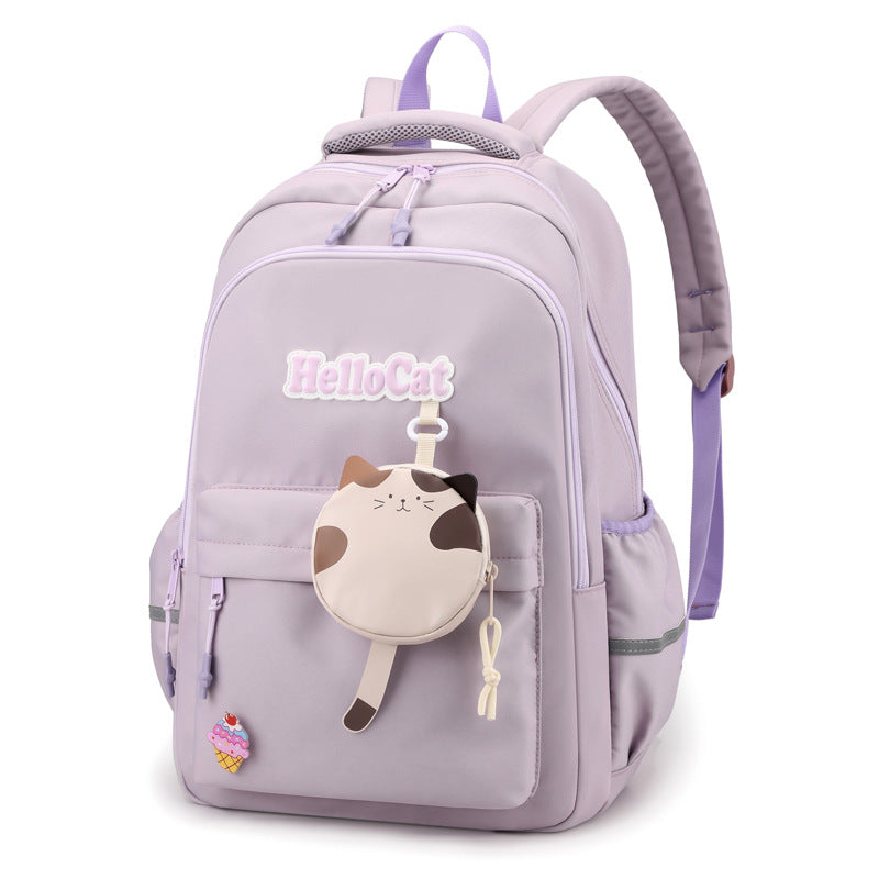 Primary And Secondary School Students Childlike Cute Backpack by DERILUJA LLC