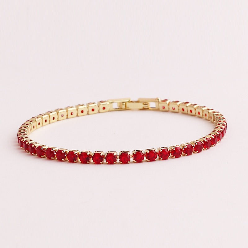 Personalized colored zircon bracelet kod