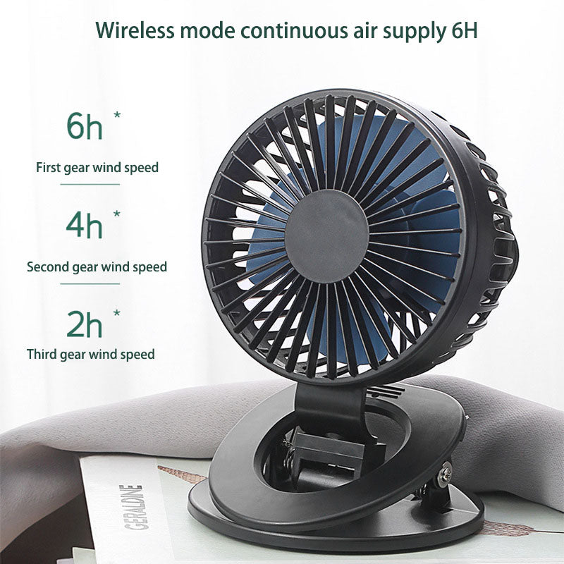 The New Clip Fan Mini Desktop USB Small Fan Dormitory Charging Car Home Gift Fan by eprolo