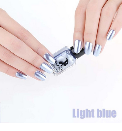 14 Color 6ML Women Fashion Sexy New Metallics Nail Polish Mirror Nail Polish Beauty Makeup Accessories