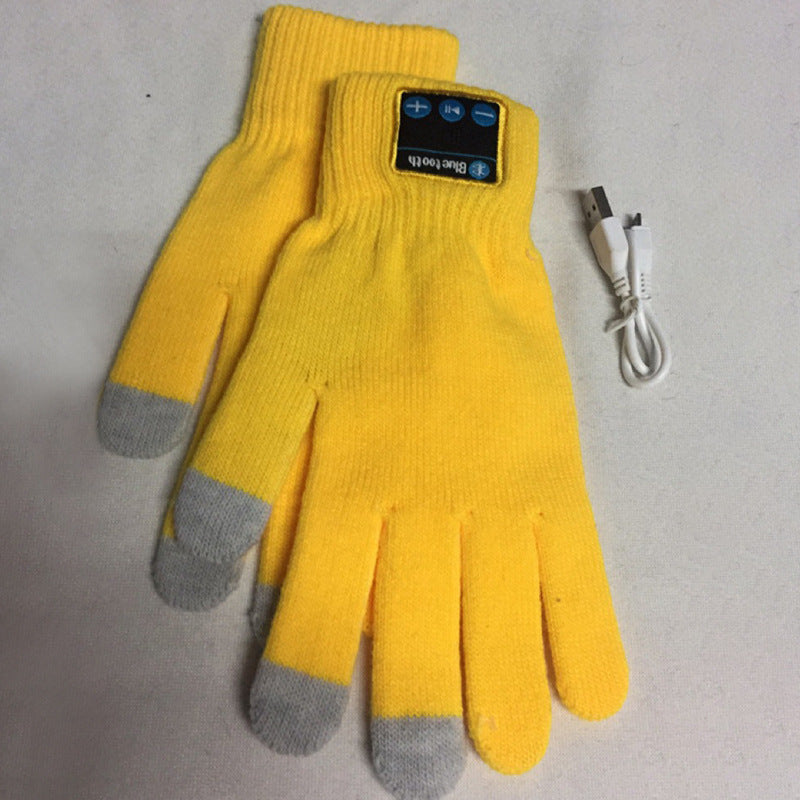 Winter Wireless Bluetooth Gloves Built-In Touch Screen Stereo Speakers Cycling Outdoor Gloves by eprolo