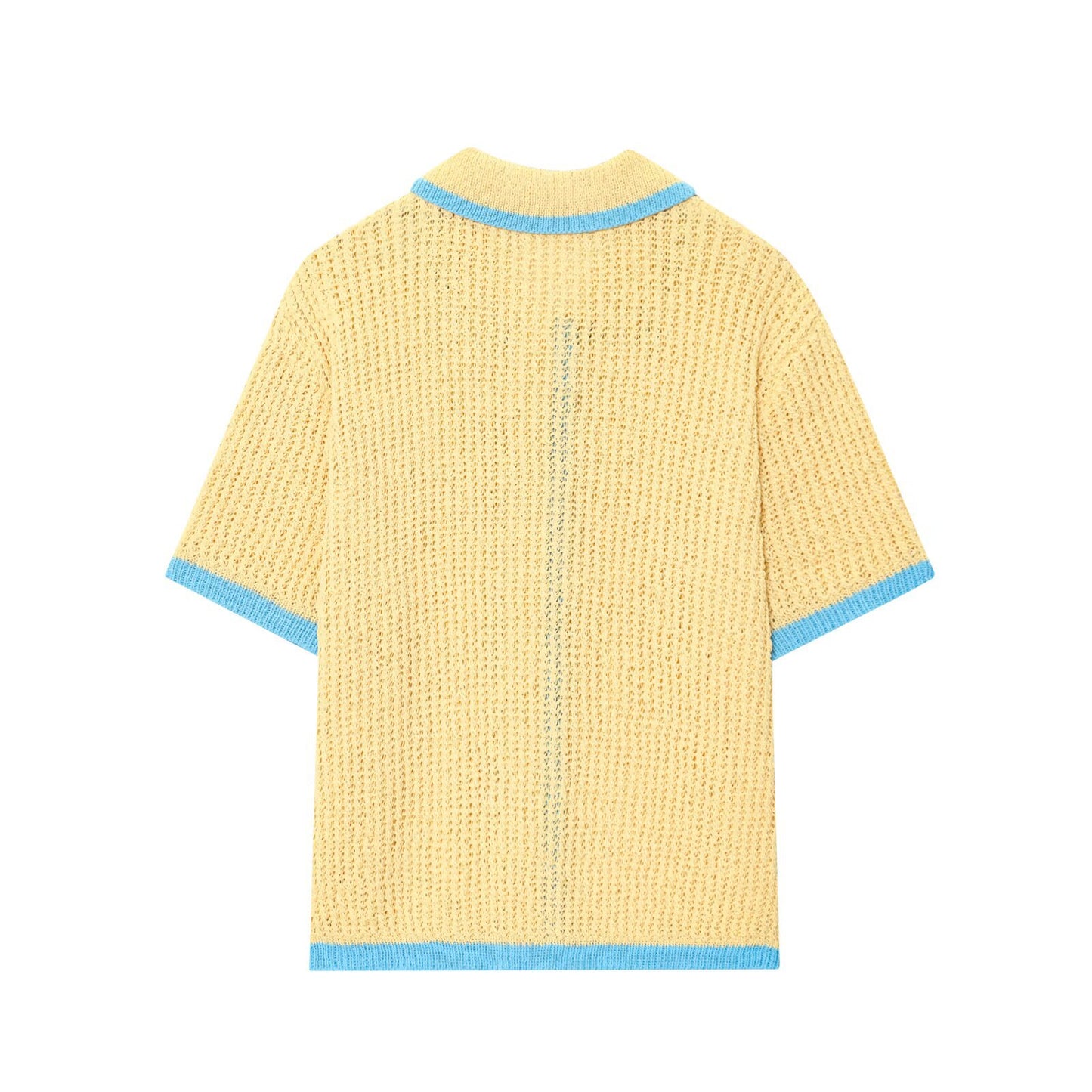 Knitted polo shirt jacket+shorts set by eprolo