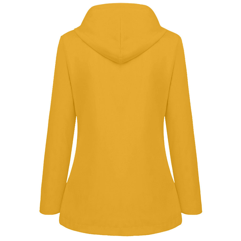 Fleece Jacket Outdoor Mountaineering Hooded Coat Winter Outwear by My Store