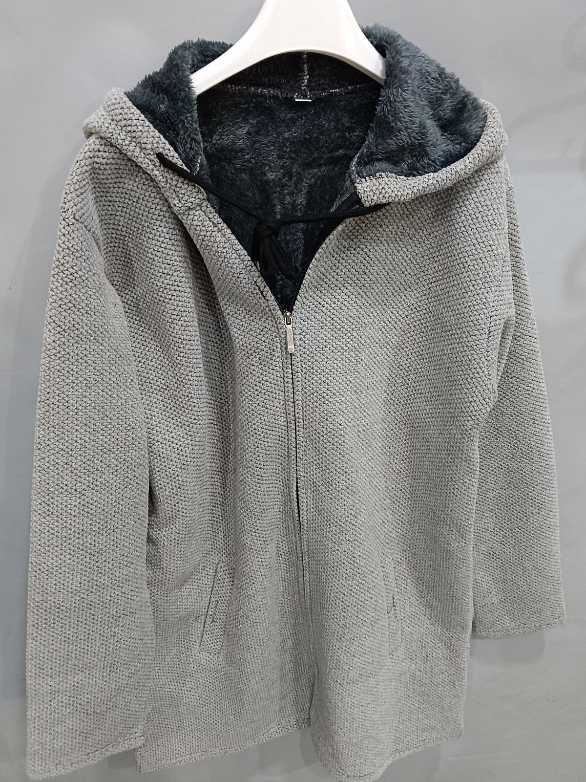 Plus Fleece Trend And Handsome All-match Cardigan For Men by DERILUJA LLC