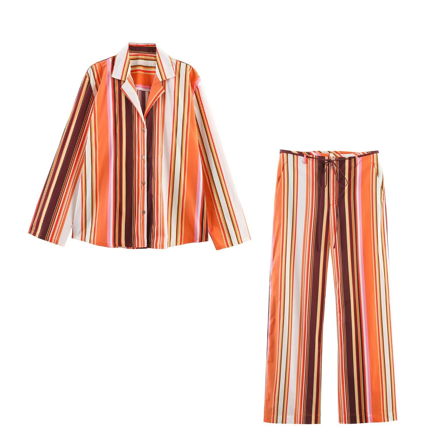 Shirt+straight leg pants set by eprolo