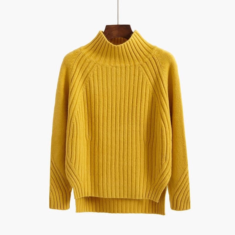 Women's Knitted Undershirt Fashion All-matching by DERILUJA LLC