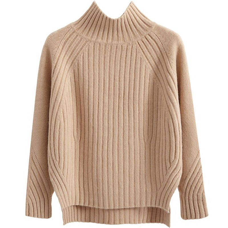 Women's Knitted Undershirt Fashion All-matching by DERILUJA LLC