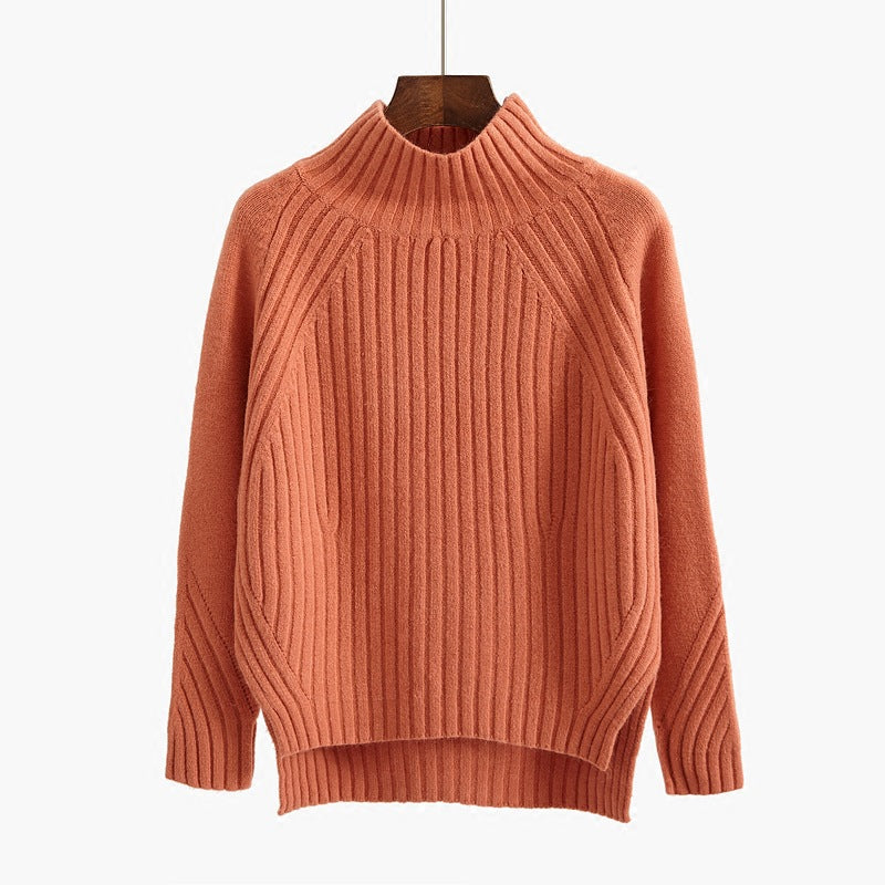 Women's Knitted Undershirt Fashion All-matching by DERILUJA LLC