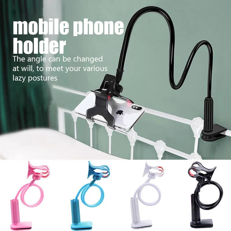 Universal mobile phone holder flexible lazy holder adjustable cell phone clip home bed desktop mount bracket smartphone stand