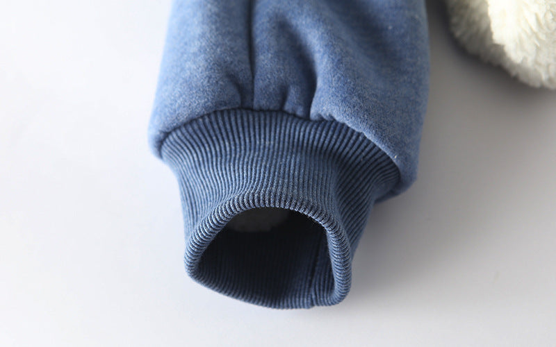 Lamb velvet padded sweatpants by My Store