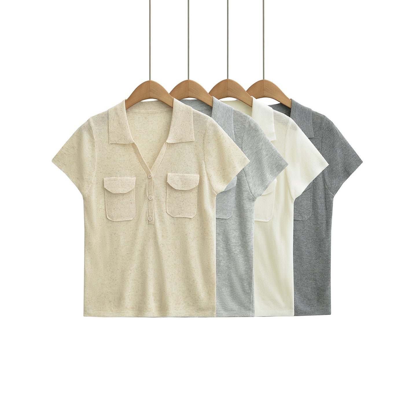 V-neck top for women by eprolo