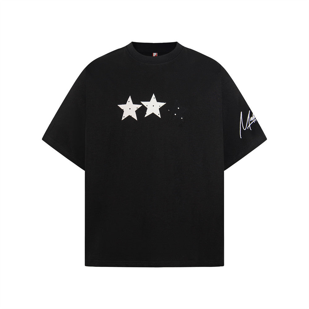 Five pointed star short sleeved T-shirt by eprolo