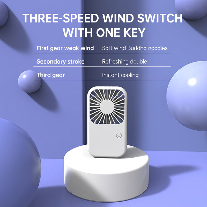 New Handheld Small Fan Mini Portable Pocket Usb Charging Fan Dormitory Desktop Small Fan by eprolo