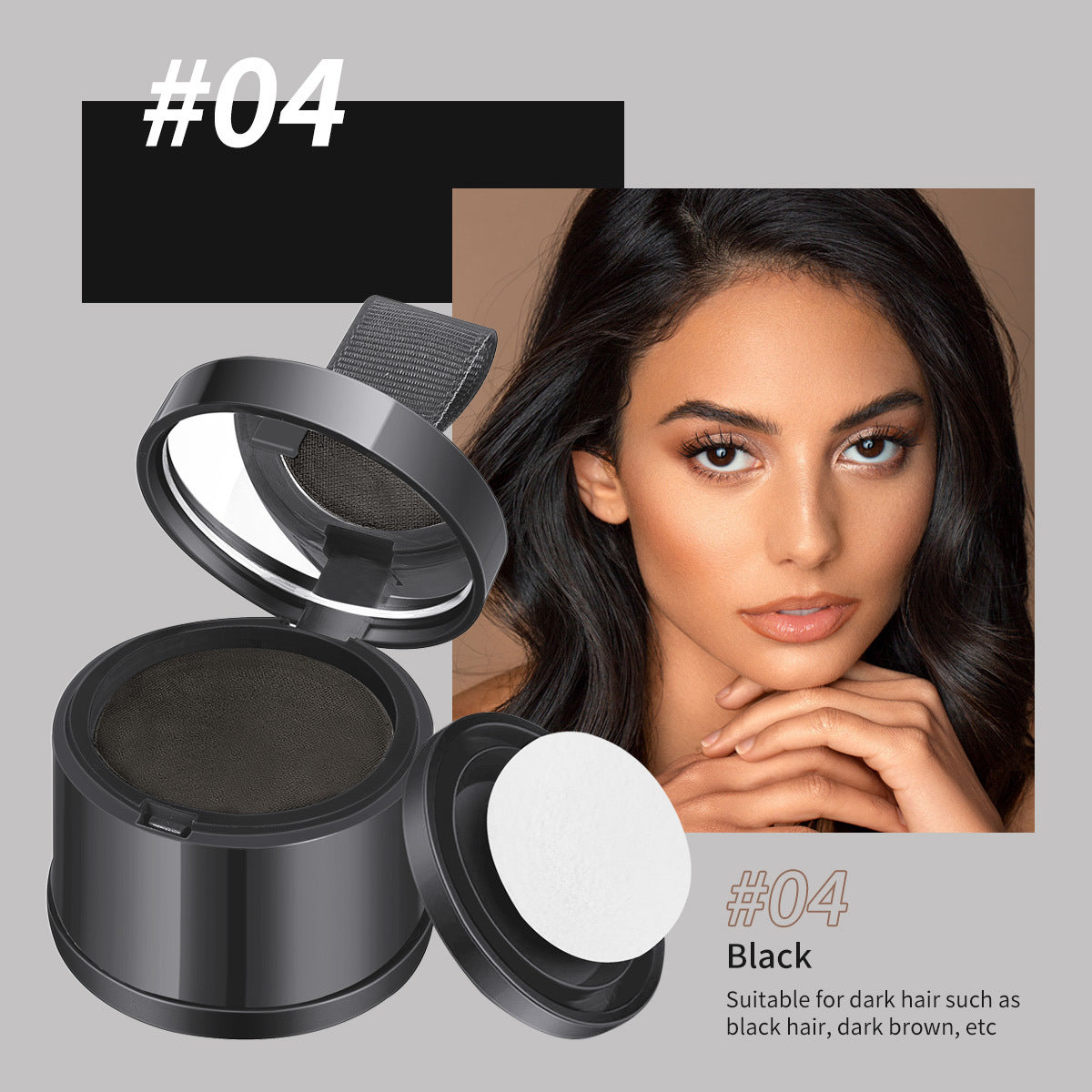 Hairline powder contouring shadow filling forehead hair replacement artifact waterproof and sweat-proof by eprolo