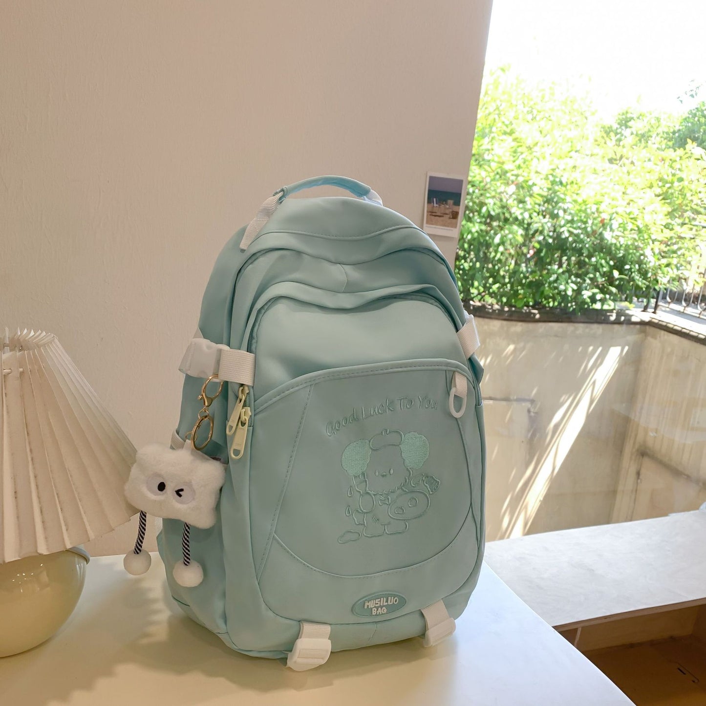 Middle School Women College Students' Backpack by DERILUJA LLC