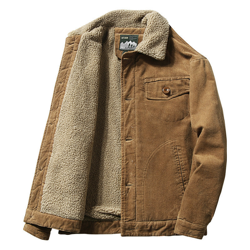 Stand Collar Casual Warm Cotton Coat by My Store