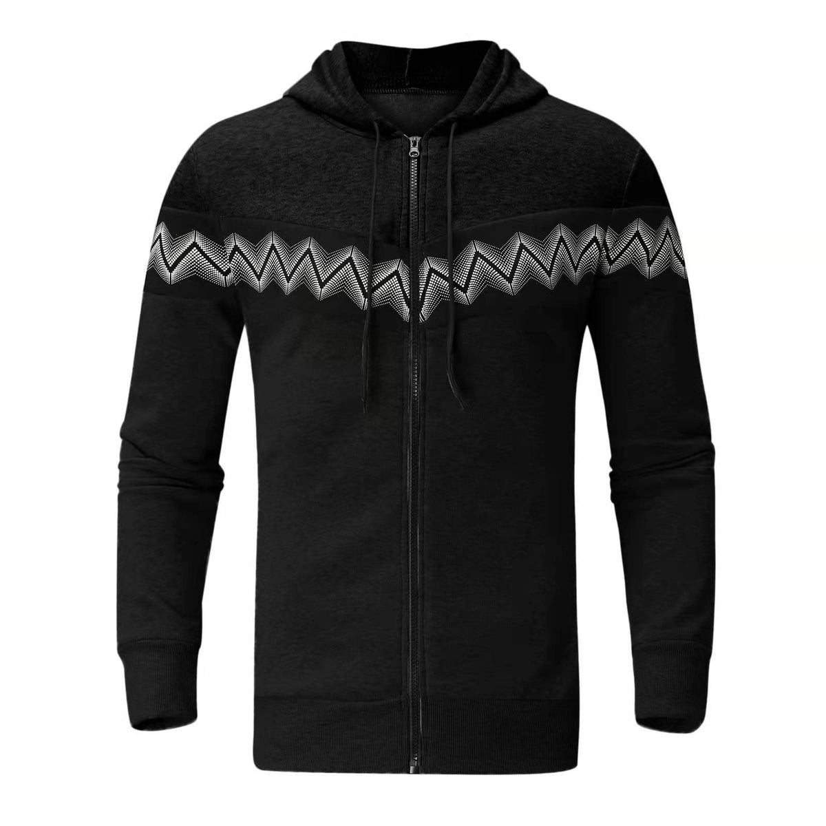 New Men's Cardigan Hooded Sweater Sportswear Casual Suit by DERILUJA LLC
