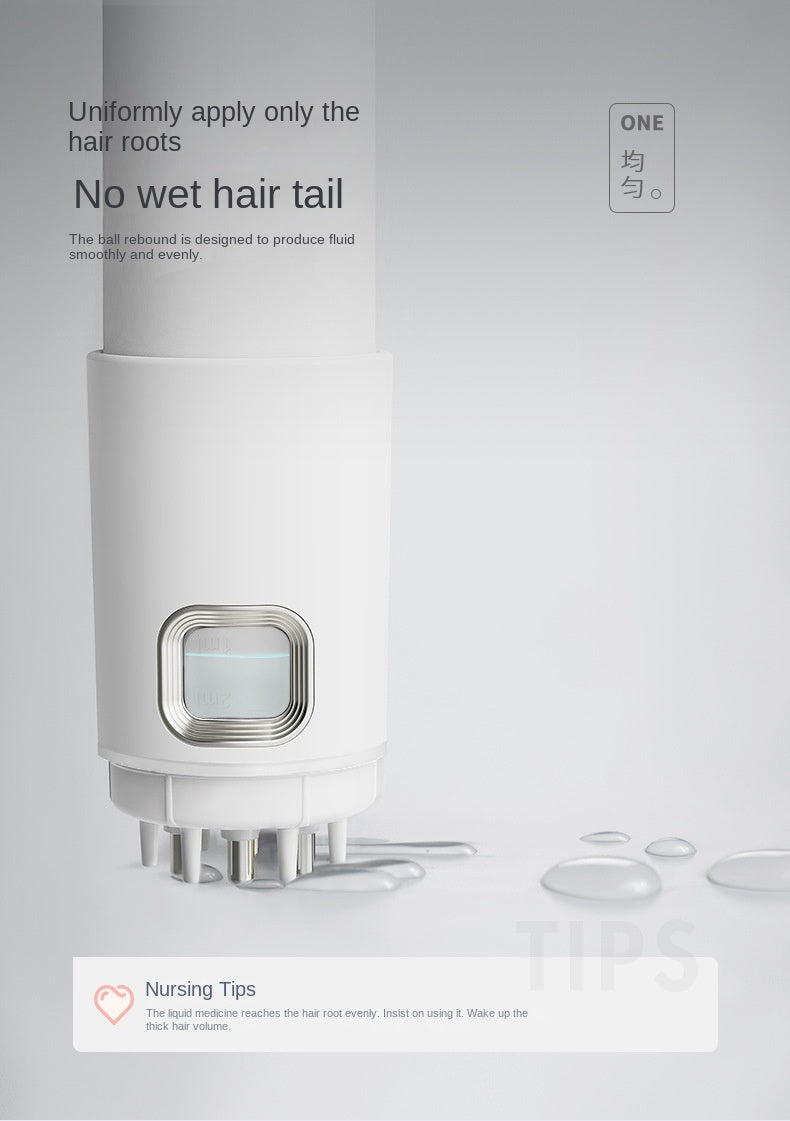 Scalp medicine device, scalp essence, hair care liquid, medicine comb, scalp medicine, import instrument by eprolo