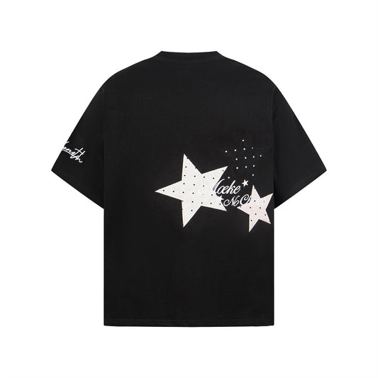 Five pointed star short sleeved T-shirt by eprolo