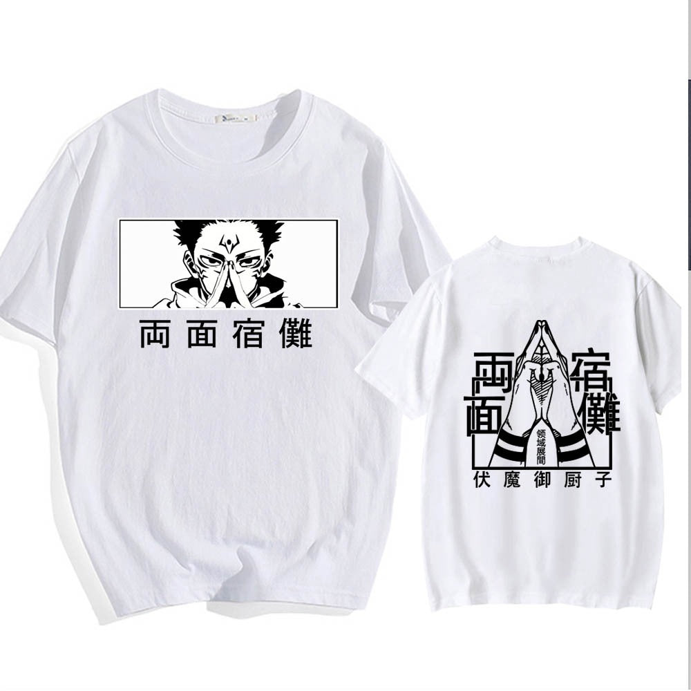 Jujutsu Kaisen Satoru Gojo Print Men's T-Shirt Summer Shirts