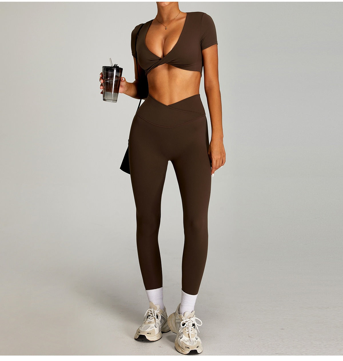 Cross high waist sports suit for women by eprolo