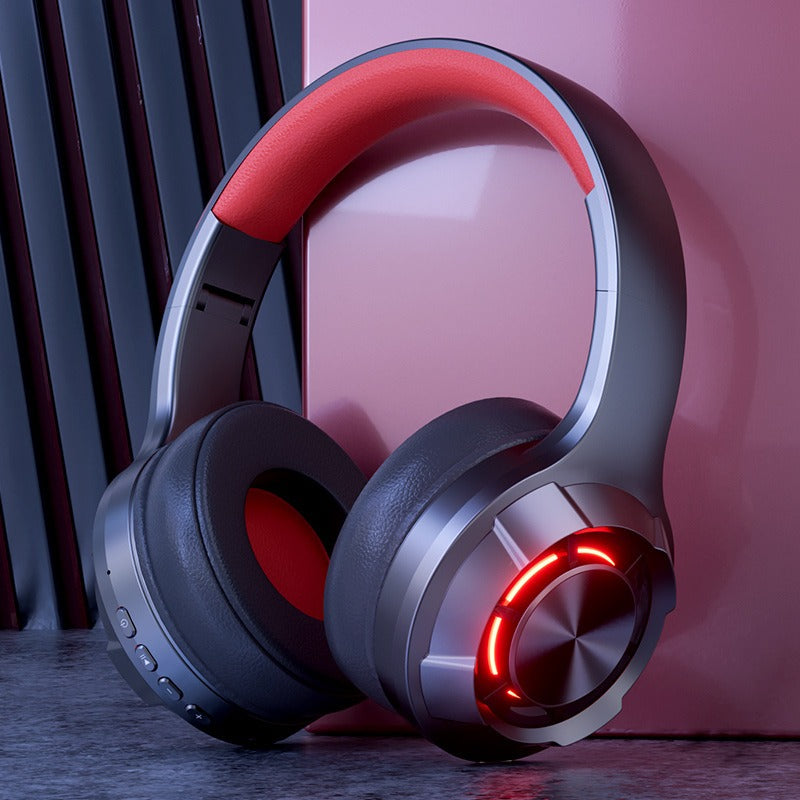 LED illuminated wireless Bluetooth headset for esports with ultra long battery life, Type-C computer headset by eprolo