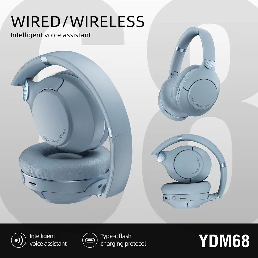 YDM68 new wireless Bluetooth headset with heavy bass gaming headset by eprolo