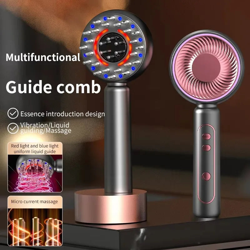 Head Massagers Scalp with 4 Mode Guiding Comb For Hair Massage Red Light Therapy Smooth Hair Care Deep Moisturizing of the Scalp by eprolo