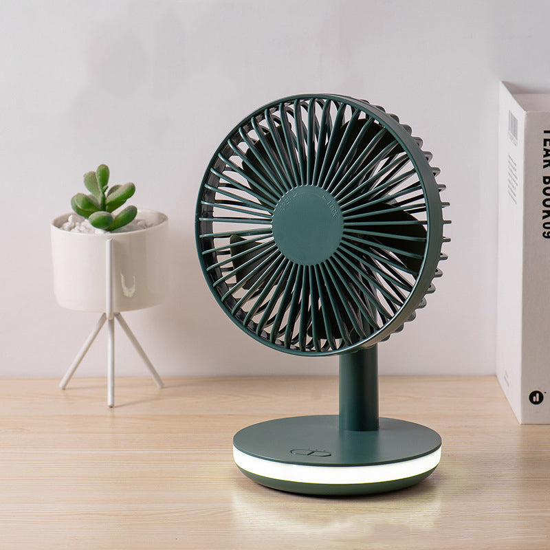 New USB Portable Multifunctional Desktop LED Night Light Mini Fan by eprolo
