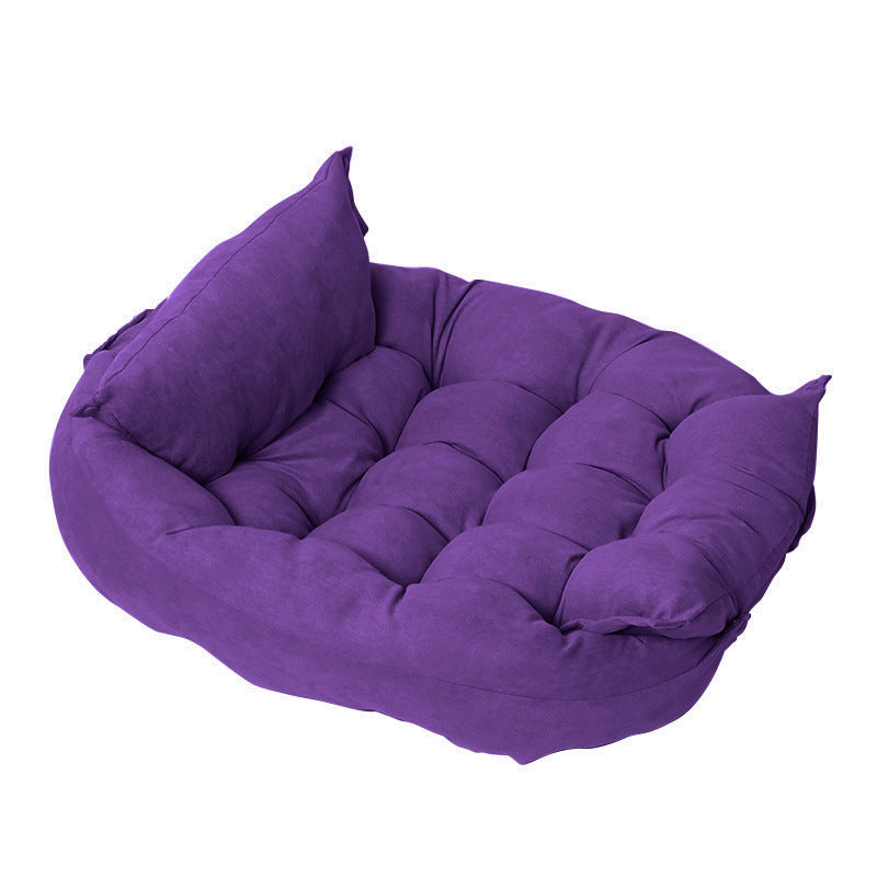Four-Season Universal Summer Folding Dog Sofa Bed Soft Pet Cushion Pit Bull Small And Medium-Sized Dogs Pet Kennel by eprolo