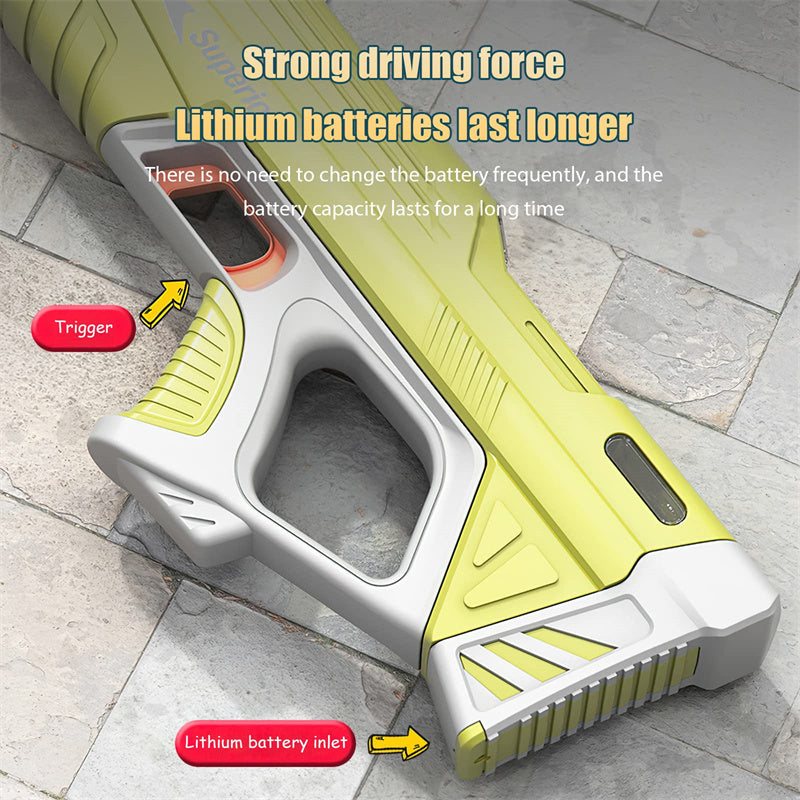 Summer Full Automatic Electric Water Gun Toy Induction Water Absorbing High-Tech Burst Water Gun Beach Outdoor Water Fight Toys by DERILUJA LLC