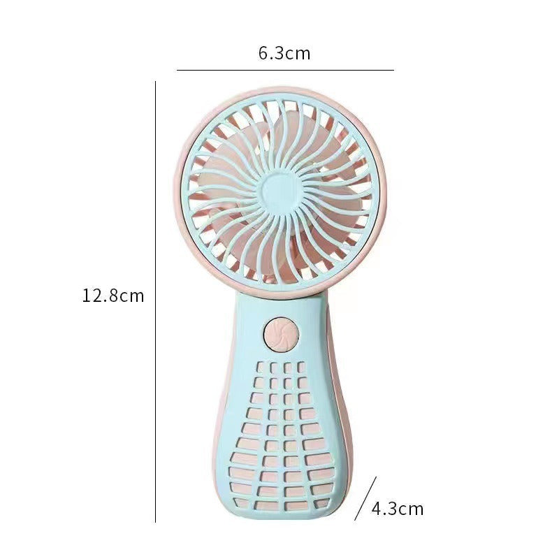 Handheld fan minimalist mini charging small fan portable outdoor student small electric fan by eprolo