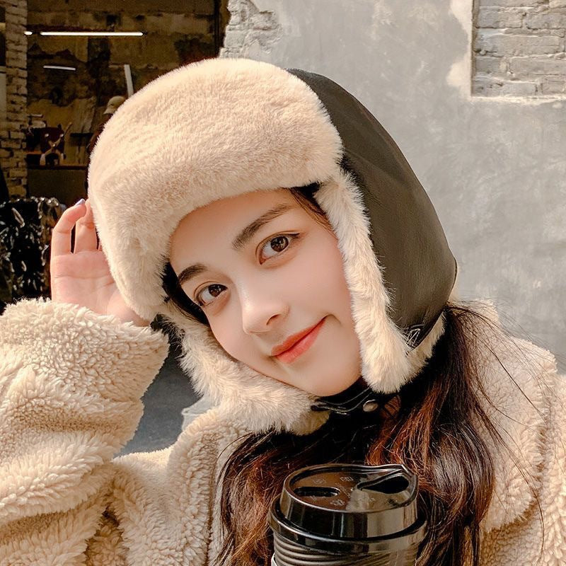 Knitted Windproof Autumn And Winter Hat For Winter by DERILUJA LLC